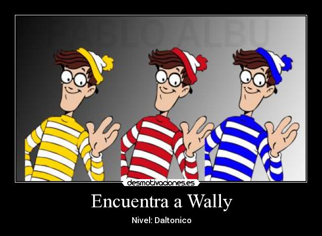 Encuentra a Wally - Nivel: Daltonico