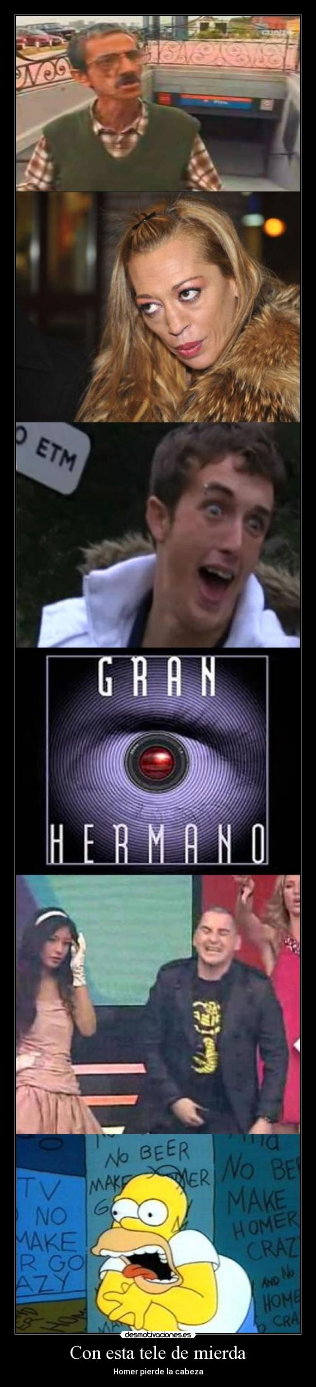 Con esta tele de mierda - 