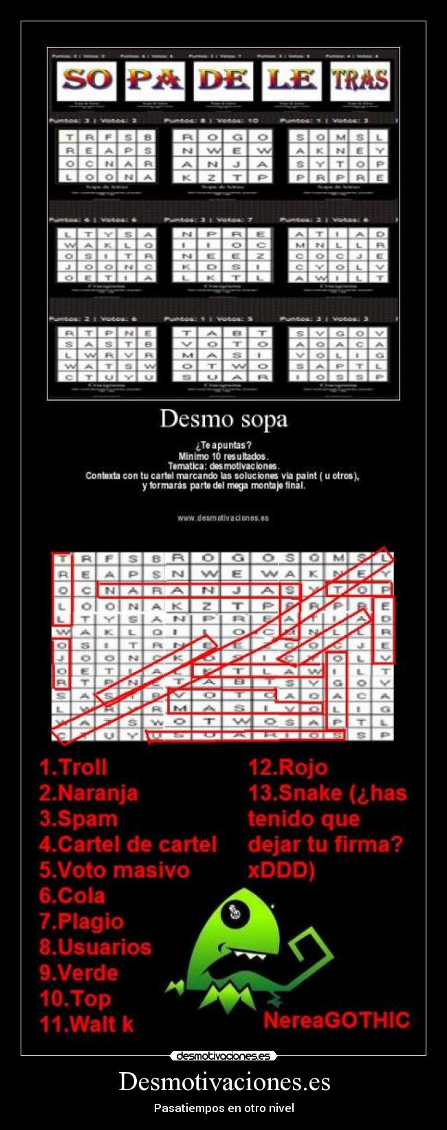 Desmotivaciones.es - Pasatiempos en otro nivel