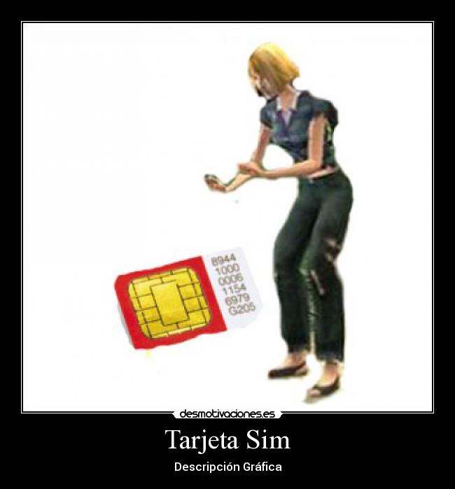 Tarjeta Sim - Descripción Gráfica