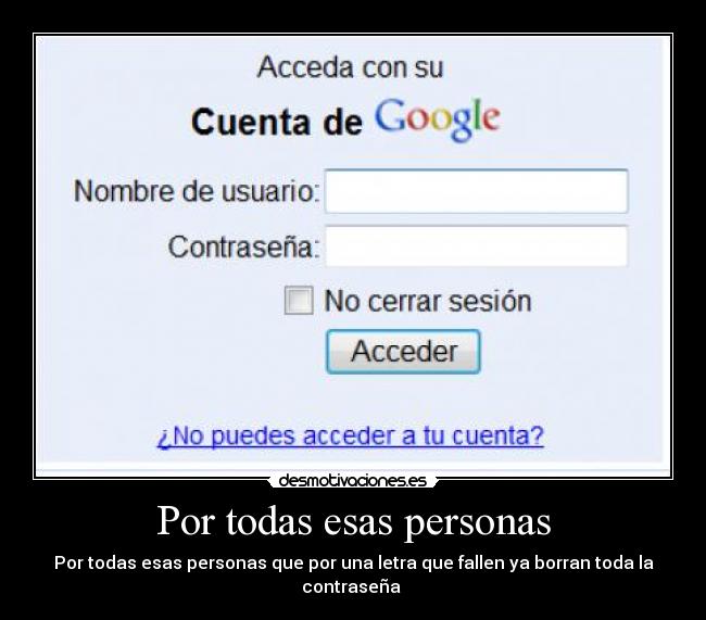 Por todas esas personas -