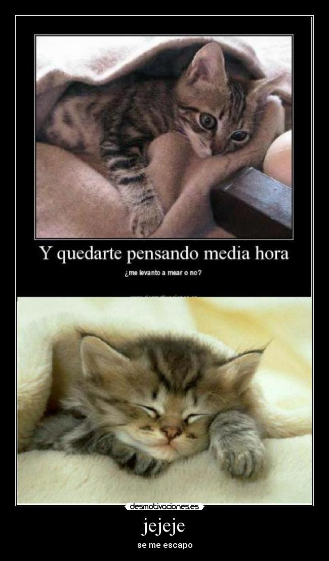 jejeje - se me escapo