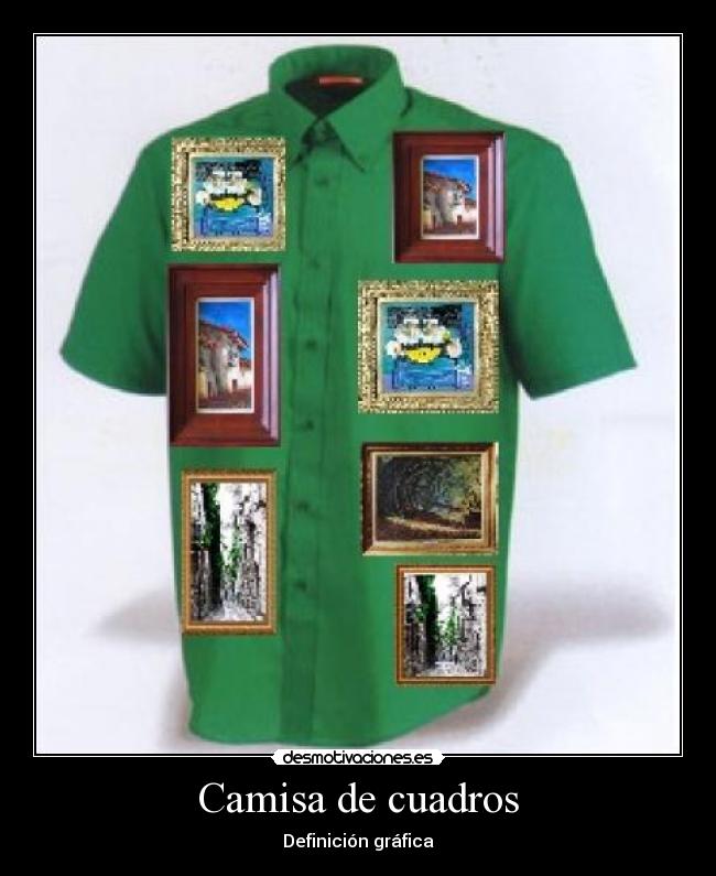 Camisa de cuadros - Definición gráfica