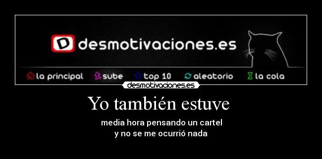 Yo también estuve -