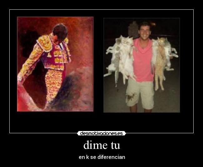 dime tu - en k se diferencian