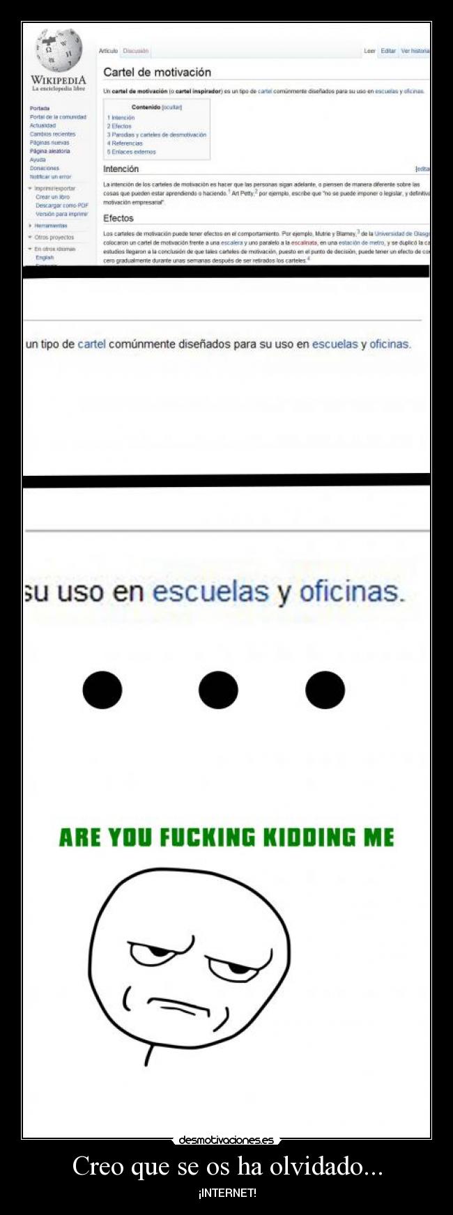 Creo que se os ha olvidado... -