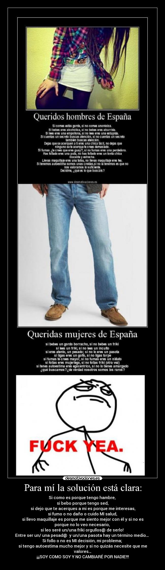 Para mí la solución está clara: - 