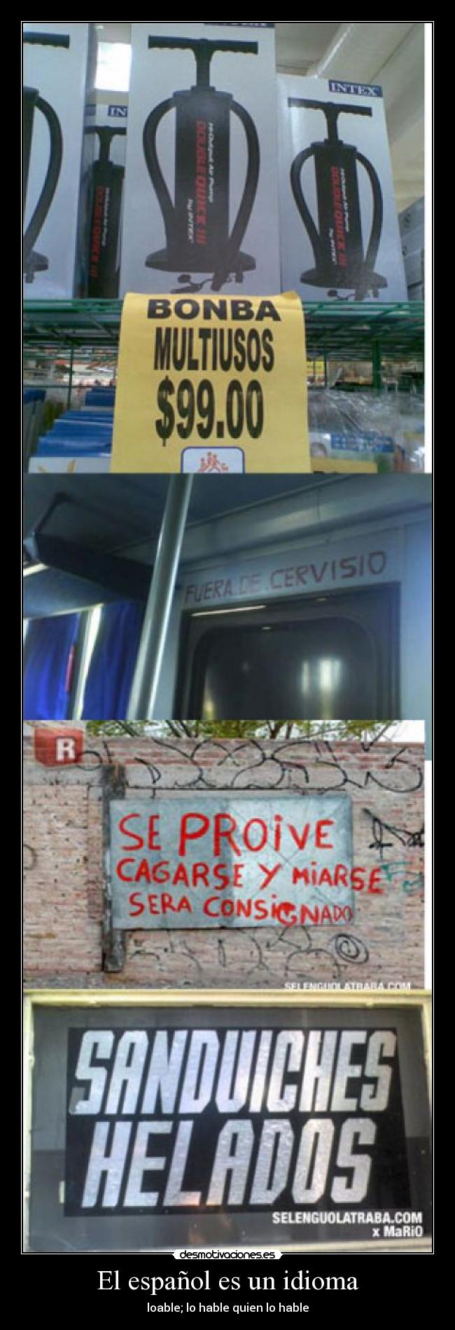 carteles idioma fernandomartin desmotivaciones