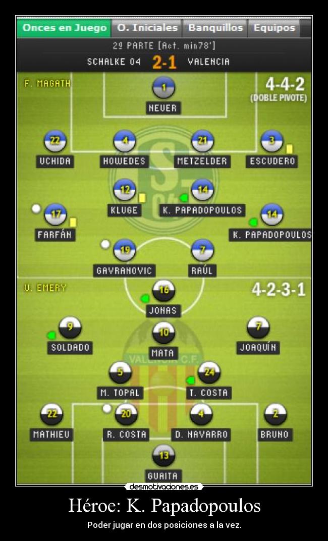 Héroe: K. Papadopoulos -