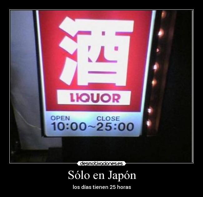 Sólo en Japón - 
