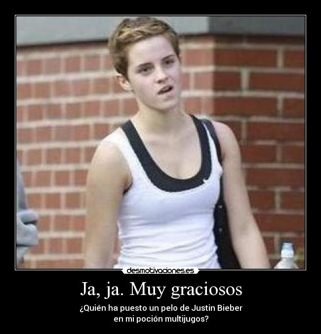 Ja, ja. Muy graciosos - 