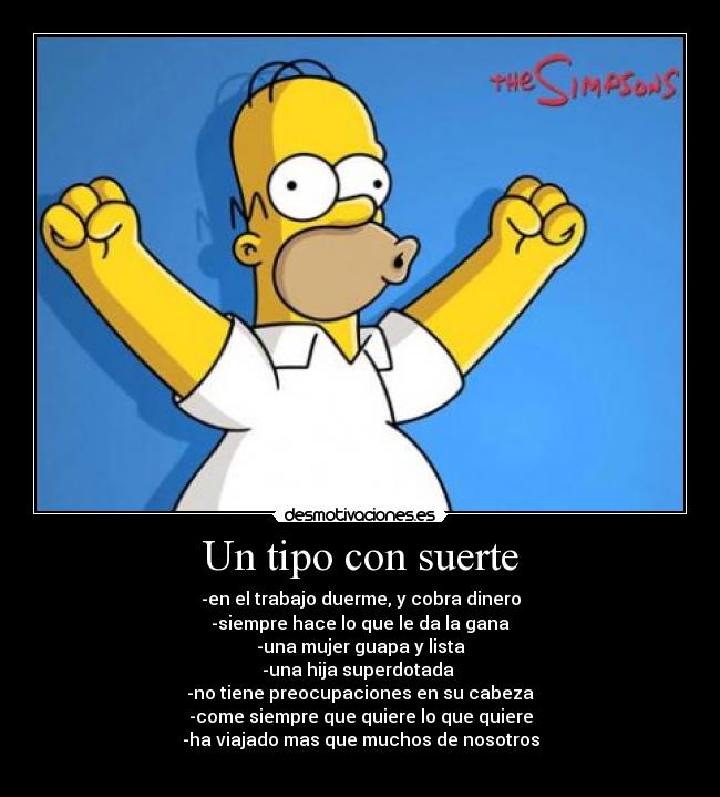 Un tipo con suerte -