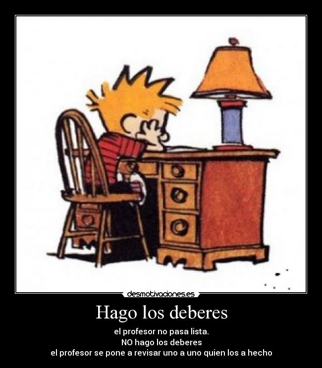 Hago los deberes - 