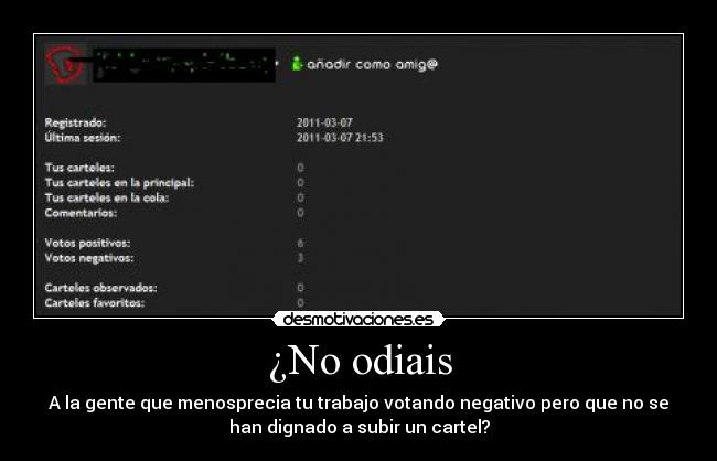 ¿No odiais - 