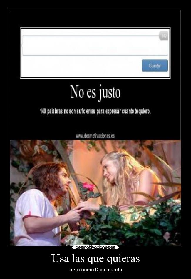 Usa las que quieras - 