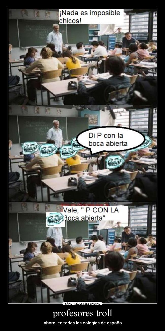 profesores troll - 