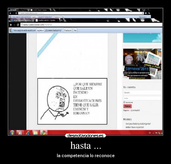 hasta ... - la competencia lo reconoce