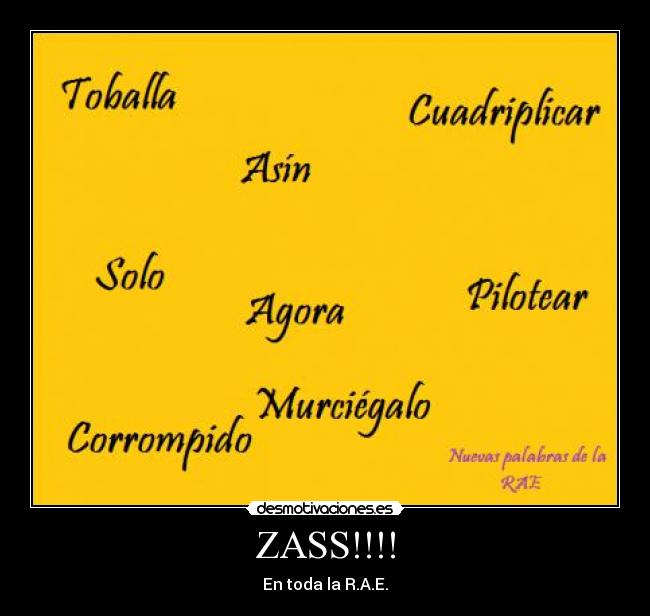 carteles zas desmotivaciones