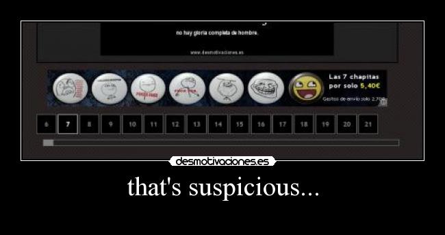 thats suspicious... -