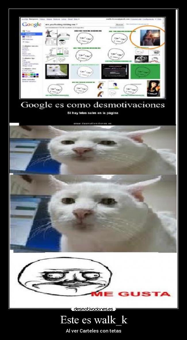 Este es walk_k - Al ver Carteles con tetas