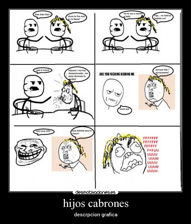 hijos cabrones - descrpcion grafica