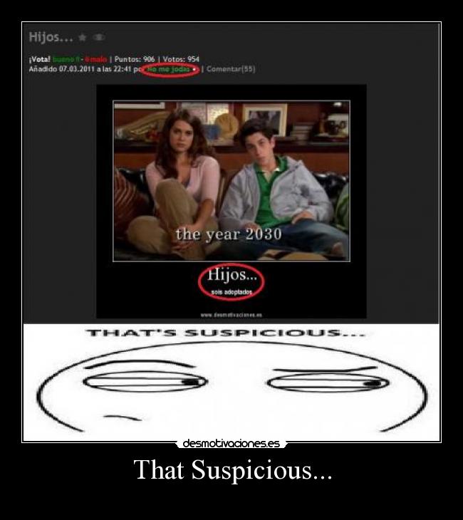 That Suspicious... -