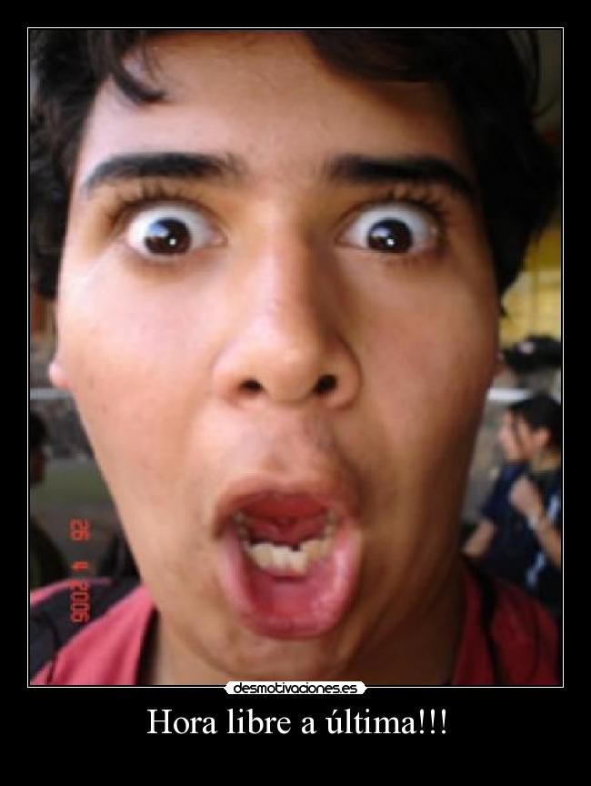 Hora libre a última!!! -