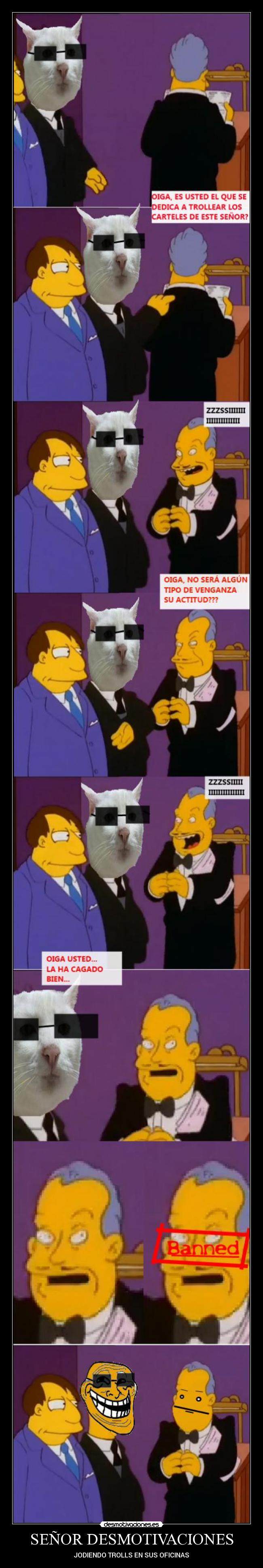 SEÑOR DESMOTIVACIONES - JODIENDO TROLLS EN SUS OFICINAS