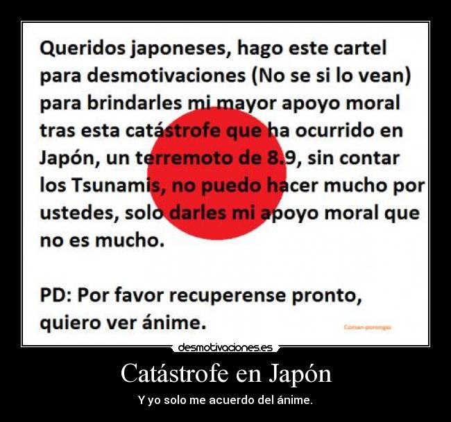 Catástrofe en Japón - 