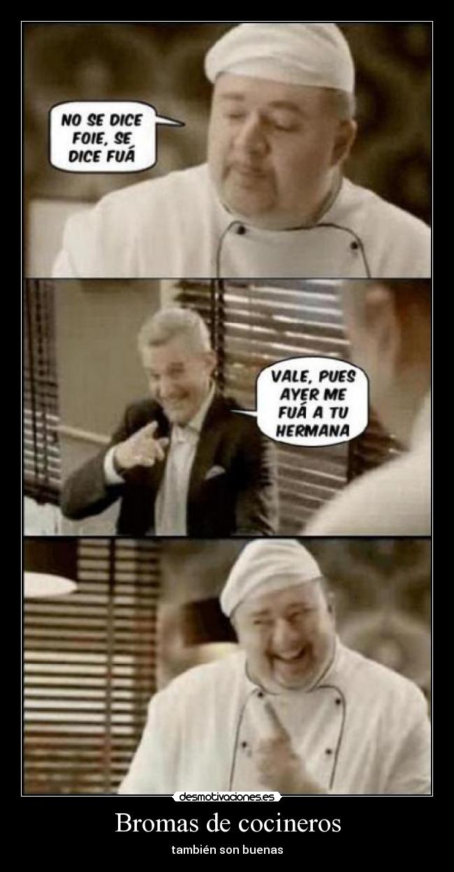 Bromas de cocineros - 