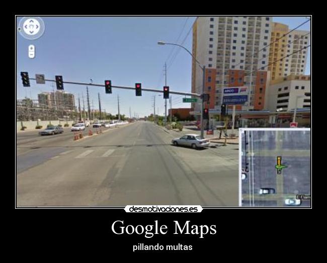 Google Maps - pillando multas 