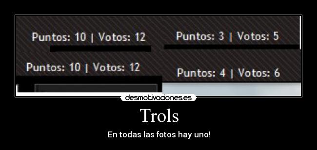 Trols - En todas las fotos hay uno!