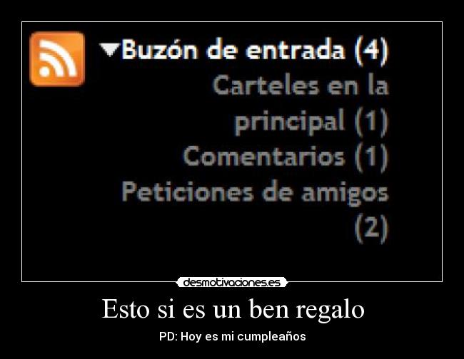 Esto si es un ben regalo -