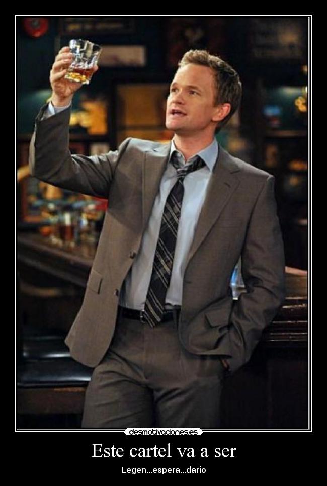 Este cartel va a ser -