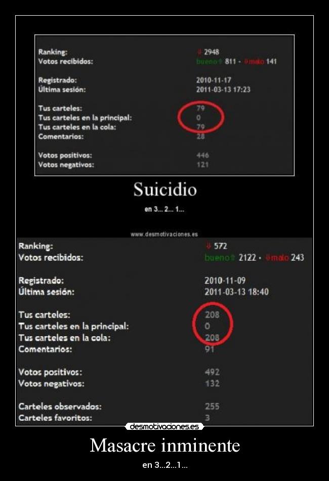 Masacre inminente - en 3...2...1...