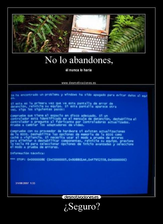 ¿Seguro? -