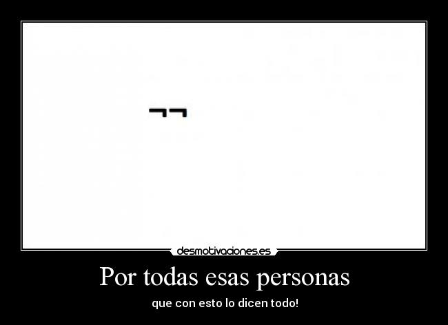 Por todas esas personas - 