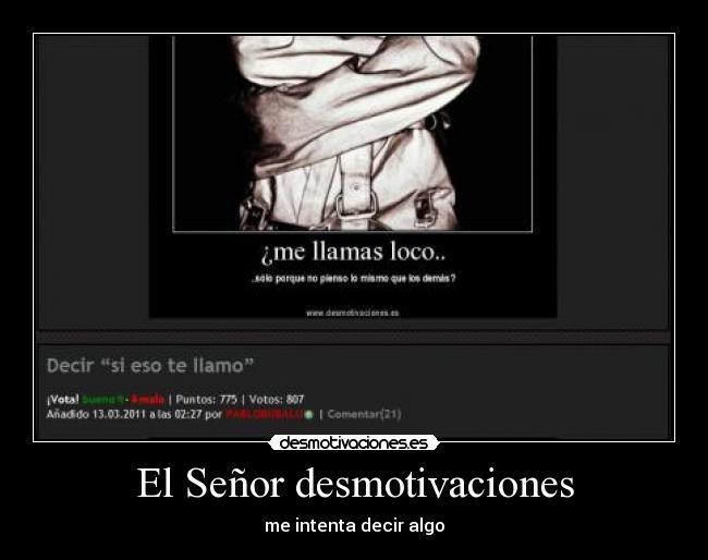 El Señor desmotivaciones - 