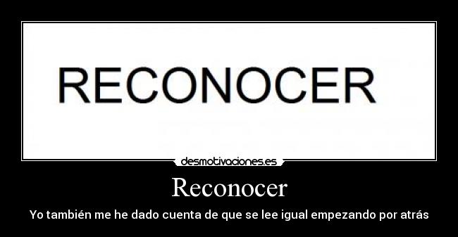 carteles reconocer desmotivaciones