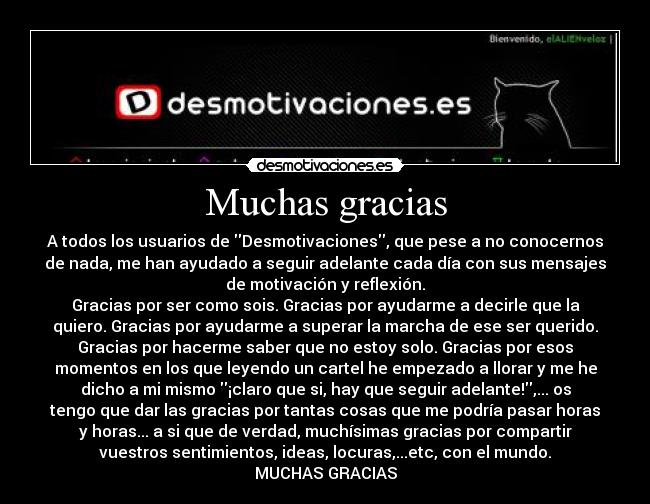 Muchas gracias -