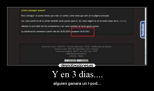 Y en 3 dias.... -