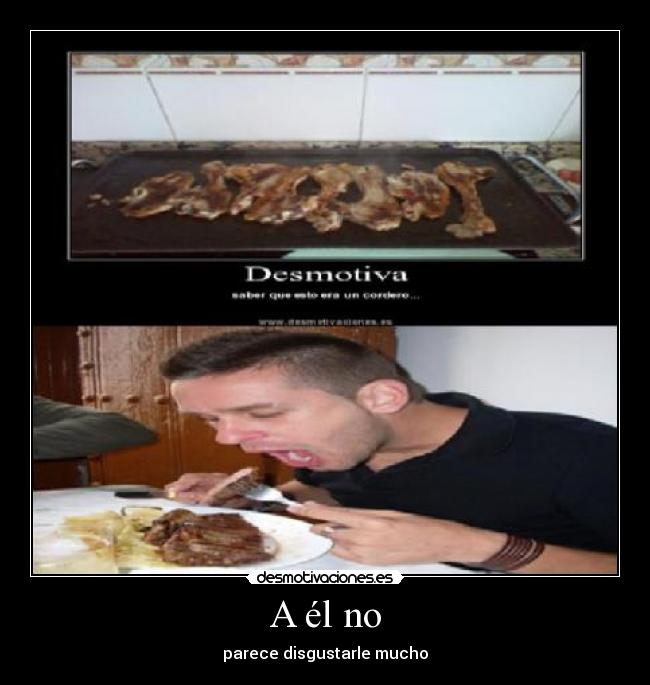 A él no - parece disgustarle mucho