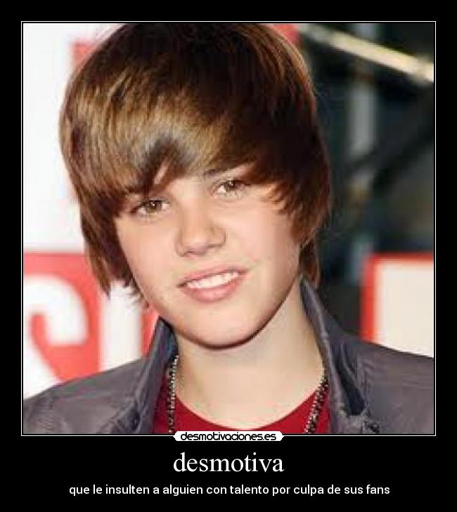 carteles justin bieber desmotivaciones