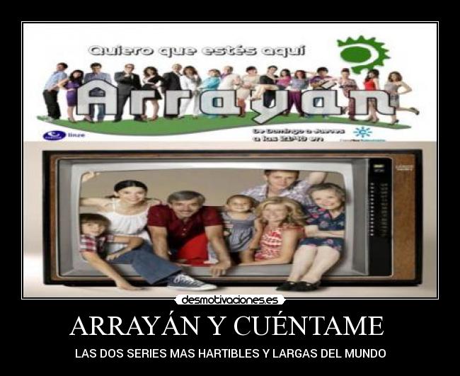 carteles cuentame arrayan desmotivaciones