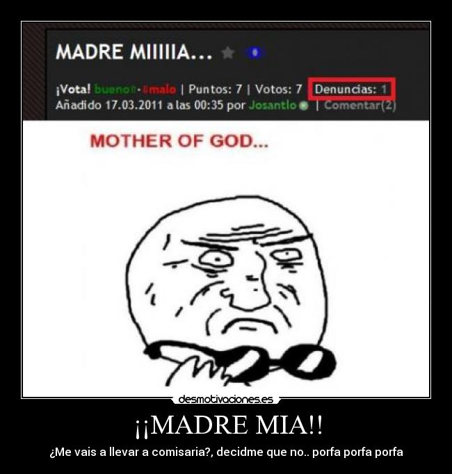 ¡¡MADRE MIA!! -