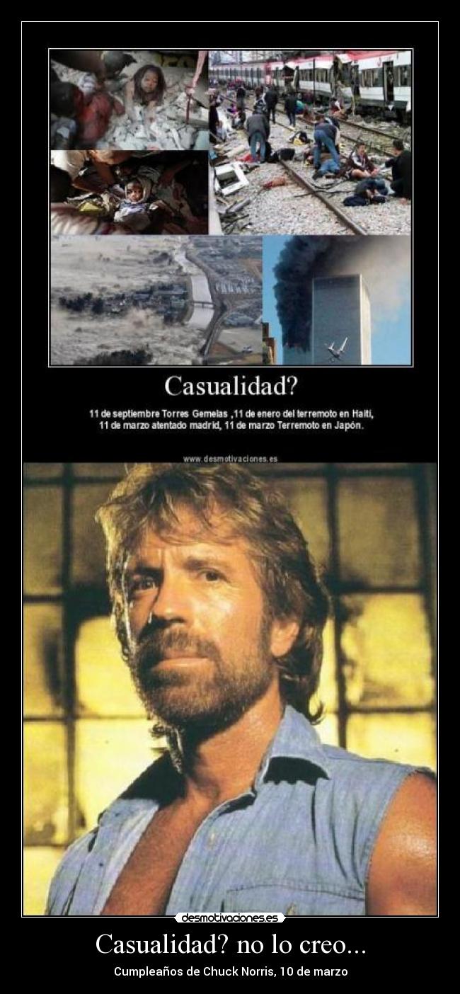 Casualidad? no lo creo... - 