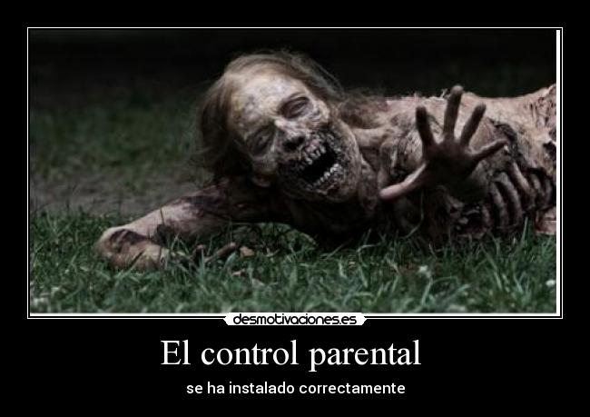 El control parental - se ha instalado correctamente