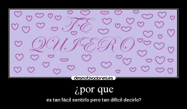 ¿por que -