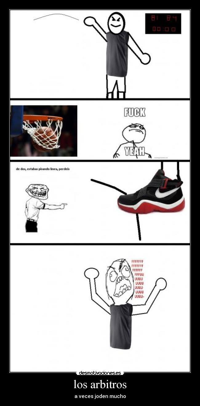 los arbitros - a veces joden mucho