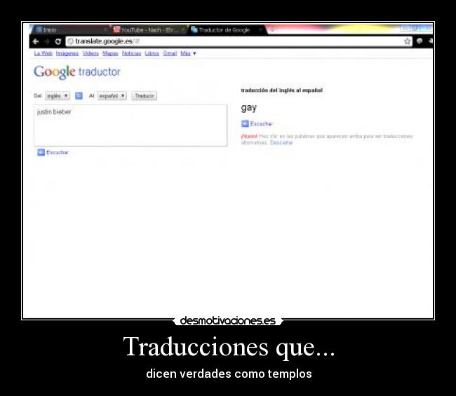 Traducciones que... -